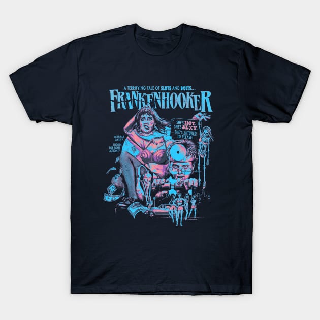 Horror Frankenhooker T-Shirt by OrcaDeep